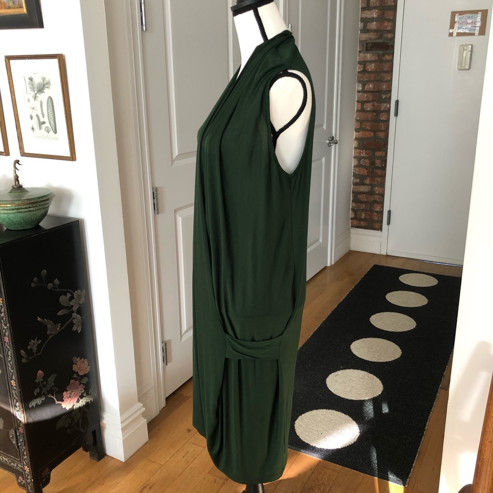 Acne Studio Asymmetric Drape Jersey Dress